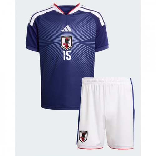 Japan Hiroki Ito #21 Replika Hemmatröja Barn VM 2026 Kortärmad (+ Korta byxor)